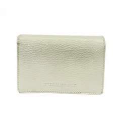 BURBERRY LONDON バーバリーロンドン 二つ折り財布  ロゴ型押し/レザー    ホワイト レディース / 240001212073のサムネイル