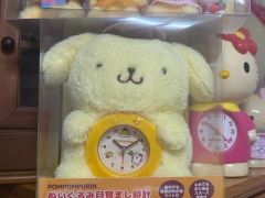 サンリオコラボ30周年ポムポムプリン ぬいぐるみ目覚まし時計 - メルカリ