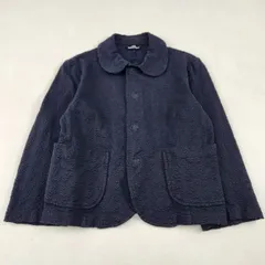 美品　tricot COMME des GARCONSジャケットトリココムデギャルソン ショート丈 丸襟 花柄刺しゅうのサムネイル