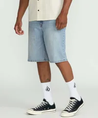 【ムラスポ公式】新品 VOLCOM ボルコム ハーフパンツ ショートパンツ メンズ デニム パンツ Gパン シンプル A2012200のサムネイル