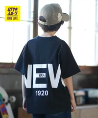 【ムラスポ公式】新品 NEW ERA ニューエラ 半袖 Tシャツ キッズ ジュニア 子供 バックプリント YTH SS CT ZOOM LOGO 15146388 ムラサキスポーツ限定のサムネイル