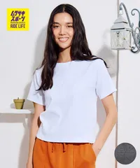 【ムラスポ公式】新品 RIKKA FEMME リッカファム 半袖 Tシャツ レディース リブ フロント刺繍 RF6S-2104のサムネイル