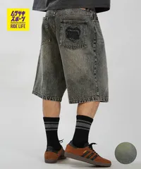 【ムラスポ公式】新品 THRASHER スラッシャー ハーフパンツ ショートパンツ メンズ ショーツ デニム 262TH1SP087のサムネイル