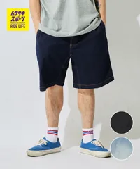 【ムラスポ公式】新品 DEAR LAUREL ディアローレル ハーフパンツ ショートパンツ メンズ シンプル DENIM LOOSE SHORT GMP6-S2067のサムネイル