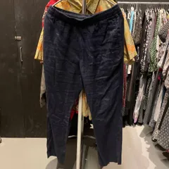 【東あずま店　併売品】　エイチアンドエム H&M ブラック 黒 クロ BLACK　メンズ　men's　 リネン　麻　LINEN　 パンツ　ボトム　ボトムス　pants　bottom Sサイズのサムネイル