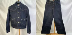 01w-6546 SUGARHILL シュガーヒル クラシックデニム セットアップ 上サイズ2(M)/下サイズ30(M) 【セットアップ】ブルー サイズM 日本製 メンズ コットン 【中古品】のサムネイル