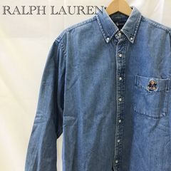 美品 ポロベア デニムシャツ ラルフローレン 90'S ヴィンテージ M
