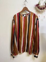 Max Mara マックスマーラ 総柄 シルクシャツ 42 - メルカリ