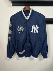 ニューエラ NEW YORK YANKEES (ニューヨーク・ヤンキース) 野球 アウター ネイビー 90-95のサムネイル