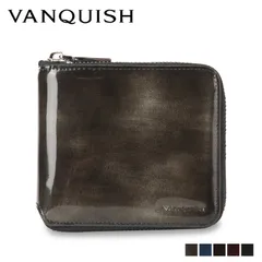 ヴァンキッシュ VANQUISH 二つ折り財布 メンズ 本革 ラウンドファスナー WALLET VQM-43180のサムネイル