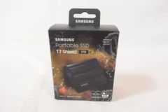 SAMSUNG サムスン ポータブル型 外付けSSD Portable SSD T7 Shield (Android / Mac / Win) ブラック 2TB MU-PE2T0S-ITのサムネイル