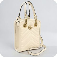 GUCCI グッチ ジリオ スモールトートバッグ GGデニム - メルカリ