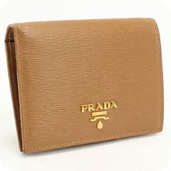 Prada 極美品 二つ折り財布 ヴィッテロ ムーブ レザー ピンク プラダ
