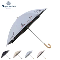 アクアスキュータム AQUASCUTUM 日傘 長傘 雨傘 晴雨兼用傘 レディース 50cm 遮光 遮熱 UVカット サマーシールド 紫外線対策 1AQ23063のサムネイル