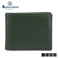 アクアスキュータム AQUASCUTUM 財布 二つ折り サットン メンズ 本革 AQ-WO001のサムネイル
