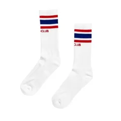 PRO CLUB Classic Stripe Crew Socks [white/blue/red] 03pc0902 プロクラブ ソックスのサムネイル