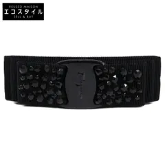 SalvatoreFerragamo　サルバトーレフェラガモ　ブラッククリスタル ヴァラリボン バレッタのサムネイル