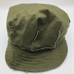 40s WWII usmilitary ヘリンボーンツイル キャップ - メルカリ