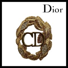 人気✨Dior ブローチ パール CD ロゴ 希少 刻印 1958-1 - メルカリ