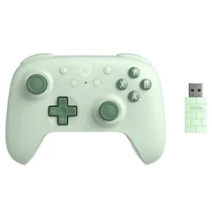 8BitDo Ultimate 2C Windows PC および Android 用ワイヤレス コントローラー、1000Hz ポーリング レート、ホール効果ジョイスティックとホール トリガー、再マッピング可能な L4/R4 バンパー付き (Green)のサムネイル