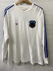 【中古】WHIZ LIMITED ｳｨｽﾞﾘﾐﾃｯﾄﾞ ﾄﾗｯｸｼｬﾂ 長袖ｶｯﾄｿｰ WL-C-417 ﾎﾜｲﾄ ﾌﾞﾙｰ L 991923687のサムネイル