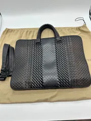 ボッテガ・ヴェネタ BOTTEGAVENETA バッグ メンズ ブランド イントレチャート ビジネスバッグ レザー ブラック  黒のサムネイル
