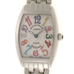 FRANCK MULLER　フランクミュラー　トノーカーベックス カラードリーム　1752QZCOLDRM　SS　シルバー　レディース【中古】【430】のサムネイル