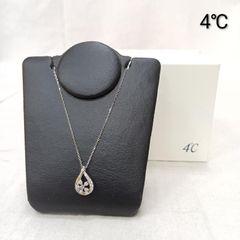 Canal 4℃】 シルバーネックレス しずく ドロップ 42cm - メルカリ