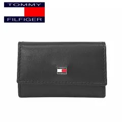 TOMMY HILFIGER トミー・ヒルフィガー キーケース 6連タイプ ブラック OXFORD 31TL17x002 BK ギフトプレゼント 贈り物 誕生日祝い クリスマスのサムネイル