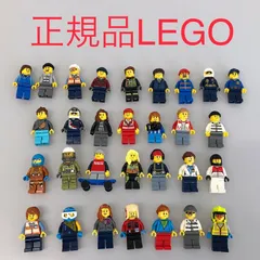 正規品 中古 LEGO レゴ   ミニフィグ　30個　まとめ売り NP-784 ※ポリス　警察官　レーサー　レゴシティ　男の人　女の人　子ども　他 361のサムネイル
