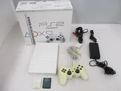  訳あり ゲーム プレイステーション2 PS2 本体 SCPH-75000 ホワイト 動作品 箱・メモリーカード・周辺機器付きのサムネイル