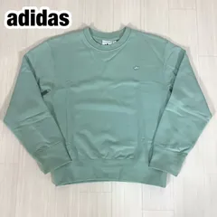 【レアカラー】adidas Originals アディダス オリジナルス スウェット トレーナー size XS ミントグリーン トレフォイル 着丈58cm 肩幅48cm 身幅(脇下)52cm 袖丈56cm【古着】のサムネイル