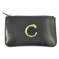 Cartier カルティエ パンテールC 名刺入れ パスケース IDケースカードケース ノワール【♀】【A】【レディース】★■617874【中古】のサムネイル