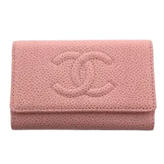 CHANEL シャネル 6連 キーケース ココマーク キーケース A13502 レディース キャビアスキン ピンク ゴールド 中古のサムネイル