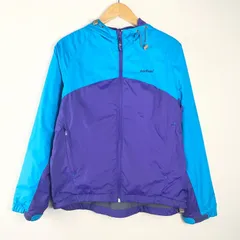 Penfield ペンフィールド ナイロンジャケット マウンテンパーカー フード付き ジップアップ バイカラー ナイロン100% アウトドア カジュアル パープル×ブルー サイズM　NB11のサムネイル