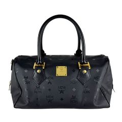 美品✨MCM ミニボストン 2way ショルダーバッグ ナイロン ヴィセトス