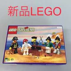 正規品 新品未開封 LEGO レゴ SYSTEM　システム 6204 パイレーツ　ミニフィグセット　廃盤品 CT-677 ※オールドレゴ　南海の勇者シリーズ　海賊　赤ひげ船長　海兵隊　ガイコツ　宝箱　金貨　コイン 372のサムネイル
