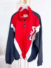 モンヴィンテージ(100) FILA フィラ メンズ ヴィンテージ オーバーサイズ ウィンドブレーカー ジャケットのサムネイル