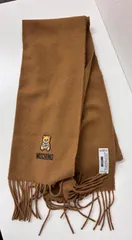 MOSCHINO モスキーノ テディベア マフラー ベージュ 美品のサムネイル