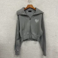 ノルディ ハーフジップ クロップド スウェットシャツ スウェット XS D07880のサムネイル