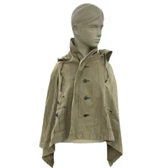 186004 現状品 COMME des GARCONS コムデギャルソン フーデッドデザインジャケット GD-B005  XS レディースのサムネイル