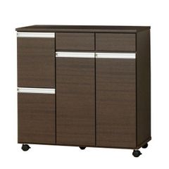 完成品】ニトリ キッチンカウンター / バーカウンター ダークブラウン