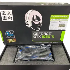 186000 動作未確認 玄人志向 NVIDIA GEFORCE GTX 1050 Ti 4GB