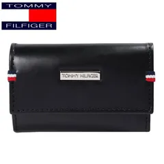 TOMMY HILFIGER トミー・ヒルフィガー キーケース ブラック DEERFIELD  31TL17x011 BK ギフトプレゼント 贈り物 誕生日祝い クリスマスのサムネイル