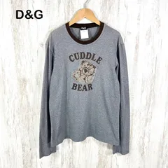 00s D&G DOLCE&GABBANA ドルチェアンドガッバーナ CUDDLE BEAR テディベア ロンＴ グレー y2k 平成ファッションのサムネイル