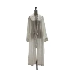 レディース forte_forteスプリングロングcotton100%コートMN598