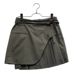 tanakadaisuke / タナカダイスケ | TWO BELTED PLEATS MINI SKIRT