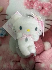 Hello Kitty ぬいぐるみ マスコット ストラップ チャーミー 平成