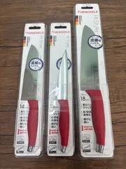 【未使用品！】包丁3本セット 小包丁14cm、三徳包丁18cm、ペティナイフ13cm セット品 バラ売り不可	 送料無料♪のサムネイル