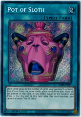 遊戯王/英語版/北米版/怠慢な壺/Pot of Sloth/シークレットレア/1st